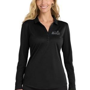 Port Authority ® Women's Silk Touch ™ Performance Long Sleeve Polo. L540LS