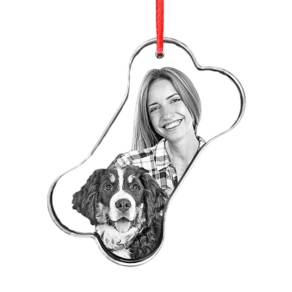 3D Crystal Ornament - Bone - Image 3